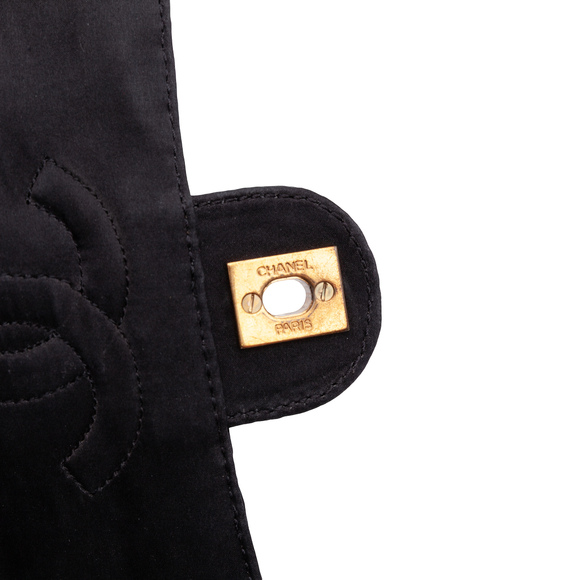 Pre-Loved Chanel Mini Square Classic Satin Single Flap - Picture 7 of 8